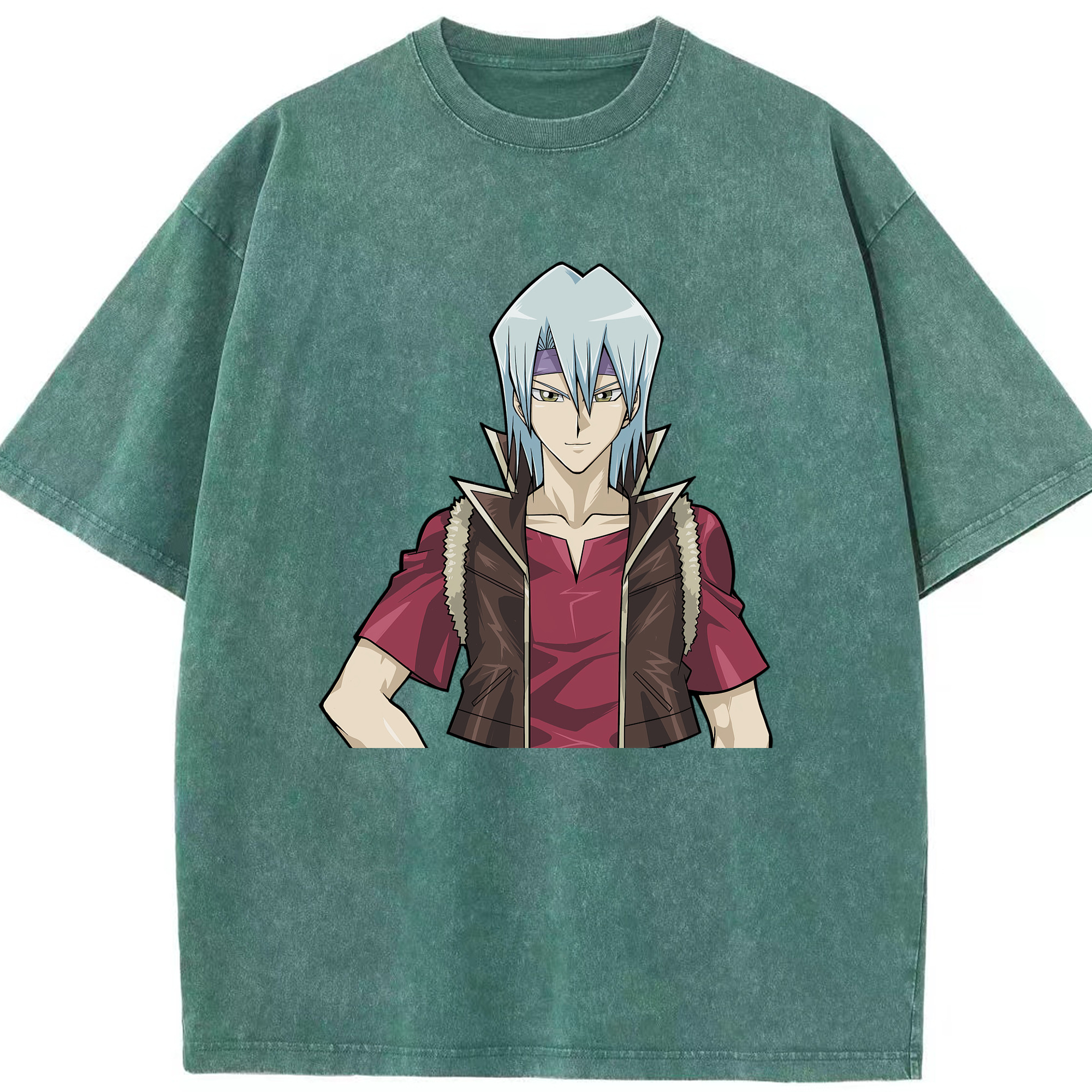 （画像用） 遊☆戯☆王 Yu-Gi-Oh! 綿100% ヴィンテージ風 半袖Tシャツ（フロントプリント）